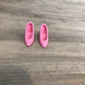 Pair Of Dusty Pink Barbie Heels